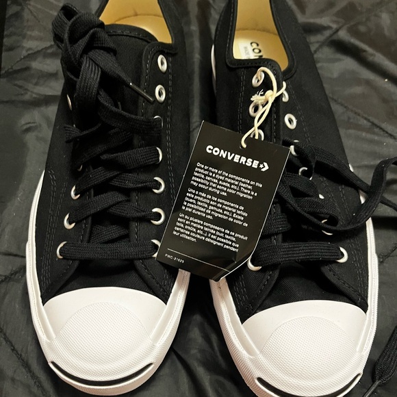 New Classic Black Canvas Sneakers jack purcell 164056C - Picture 12 of 14
